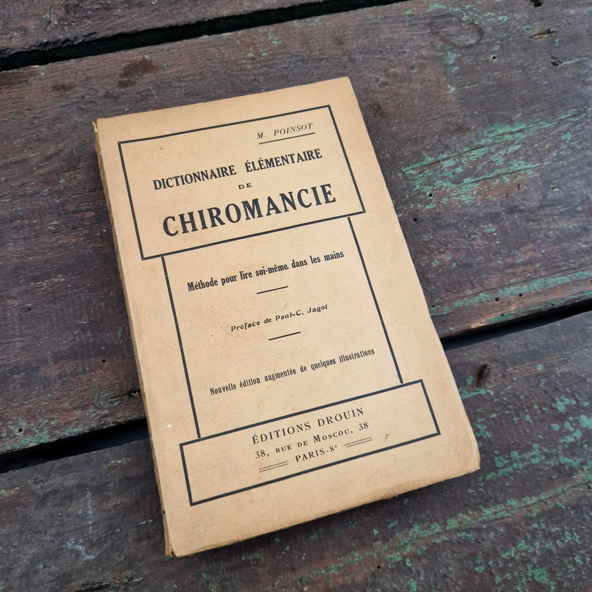 Ancien livre « Dictionnaire élémentaire de Chiromancie »