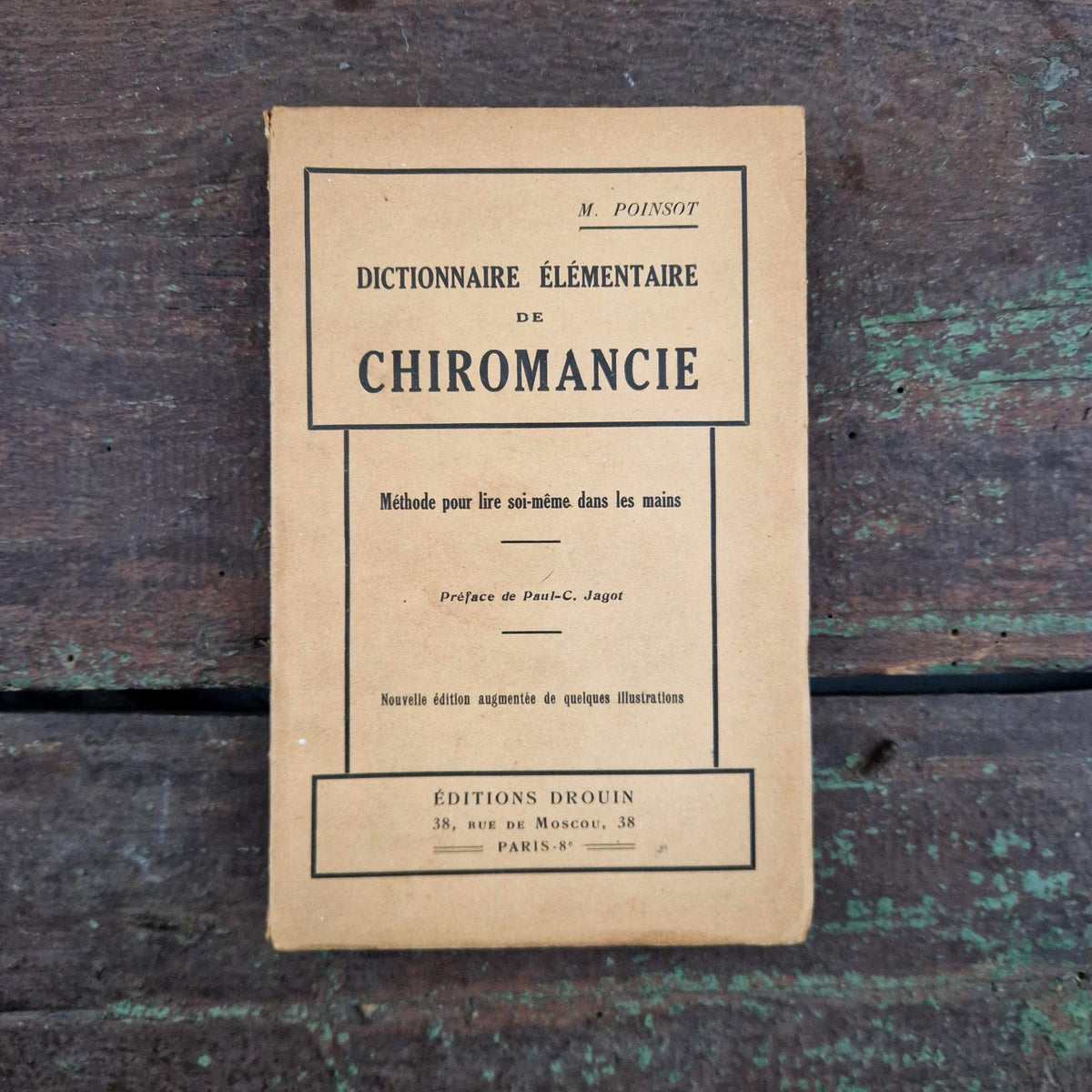 Ancien livre « Dictionnaire élémentaire de Chiromancie »