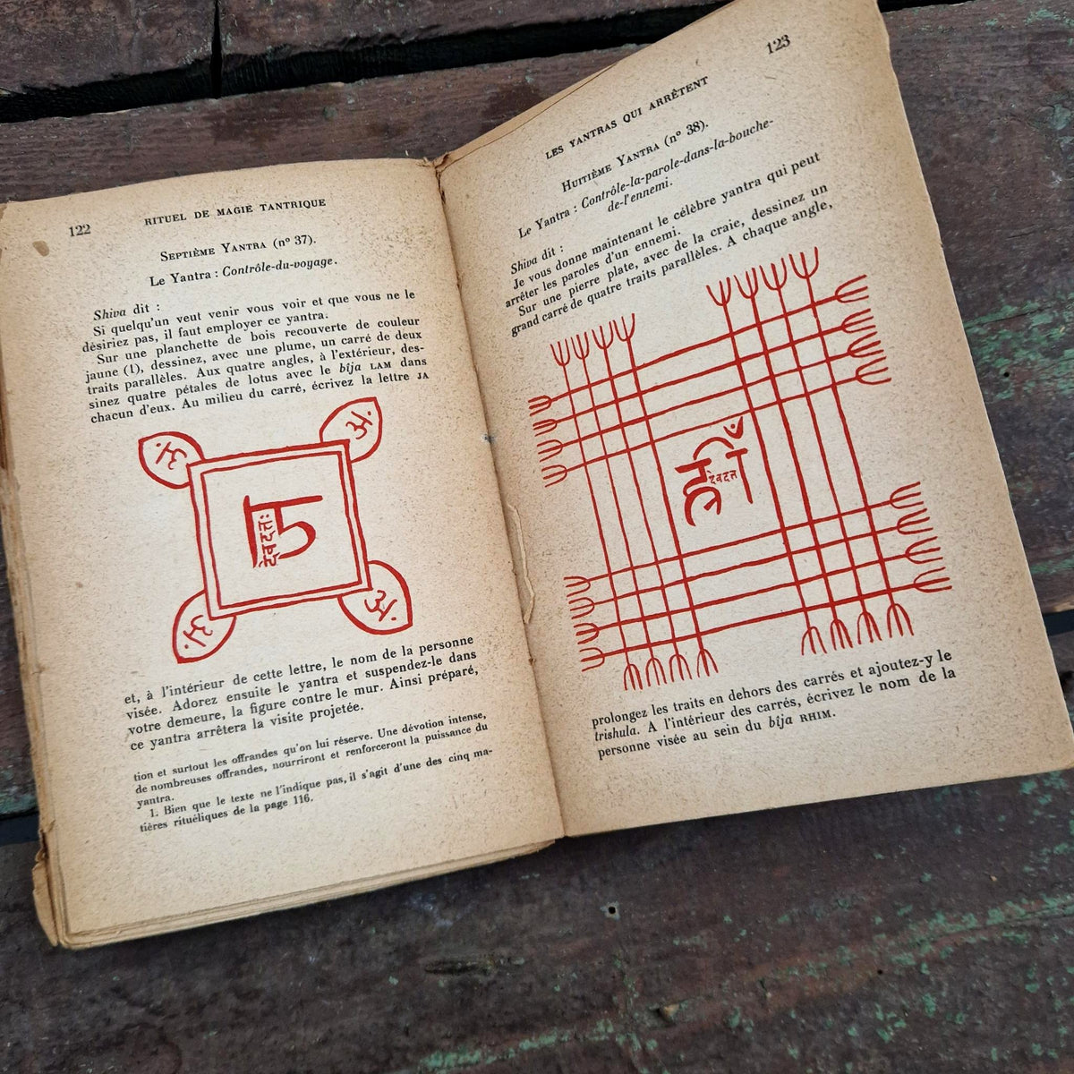 Antique book "Tantric Magic Ritual" - 1939