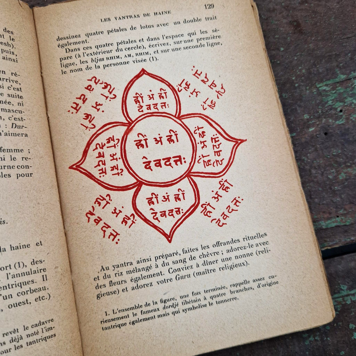 Antique book "Tantric Magic Ritual" - 1939
