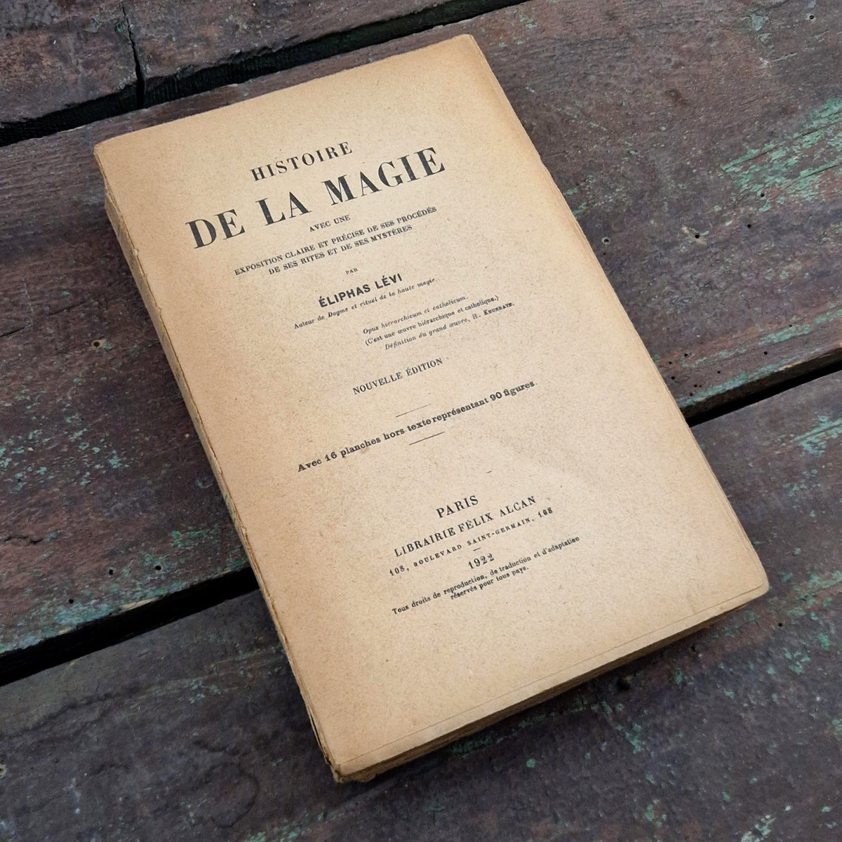 Ancien livre « Histoire de la Magie » - Éliphas Lévi - 1922