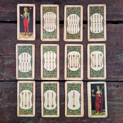 Egyptian Tarot "Grand Jeu de l’Oracle des Dames" - circa 1970