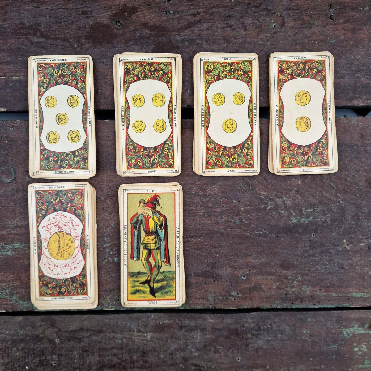 Egyptian Tarot "Grand Jeu de l’Oracle des Dames" - circa 1970