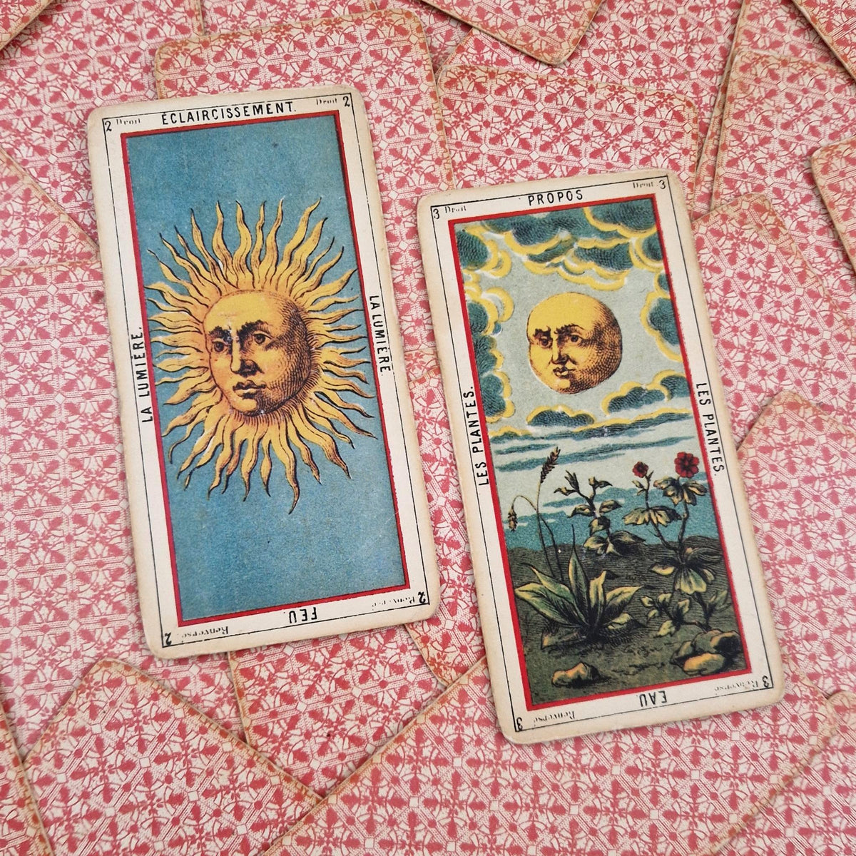 Egyptian Tarot "Grand Jeu de l’Oracle des Dames" - circa 1970