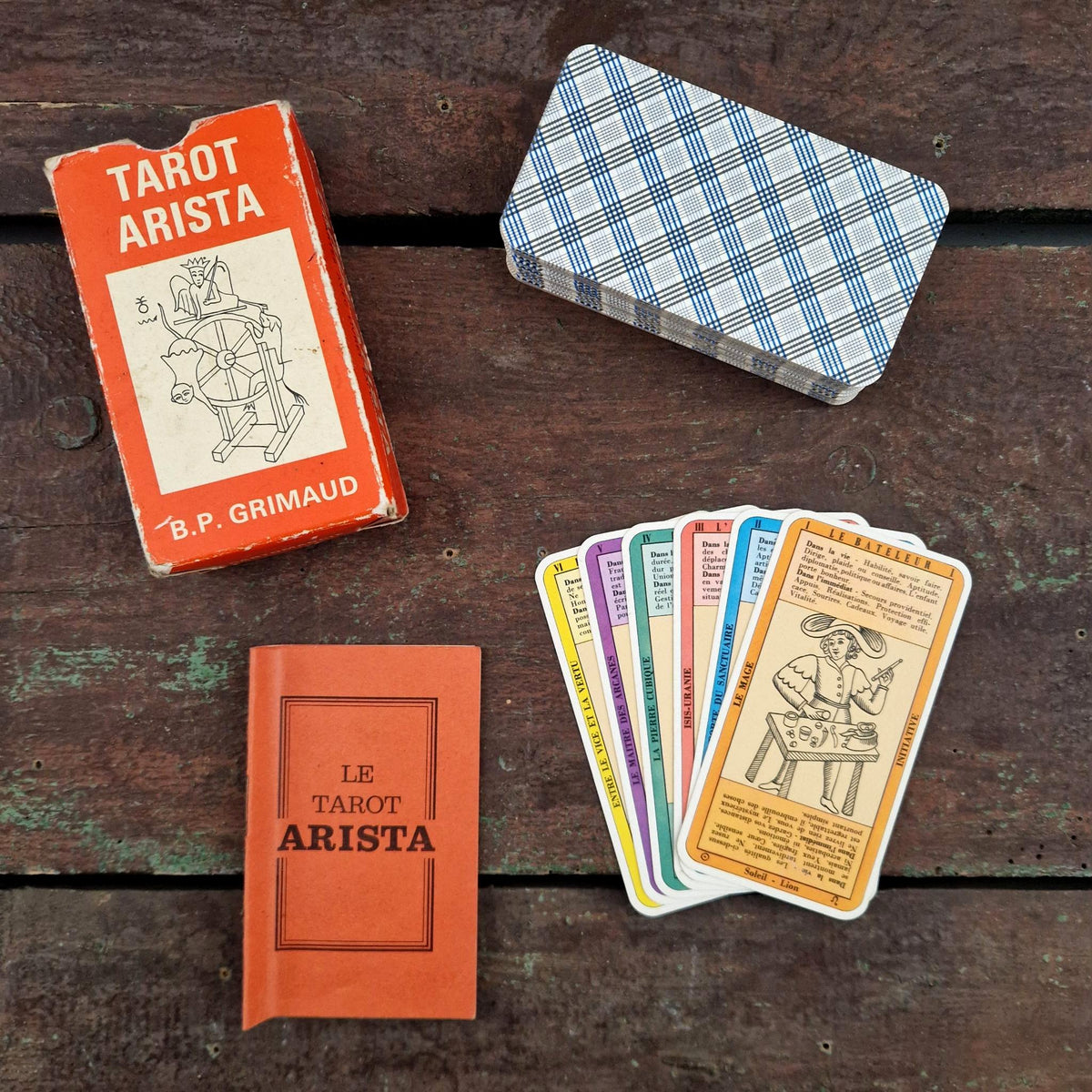 Ancien tarot divinatoire « Arista » - B.P. Grimaud - 1964