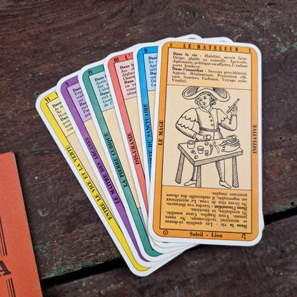 Ancien tarot divinatoire « Arista » - B.P. Grimaud - 1964