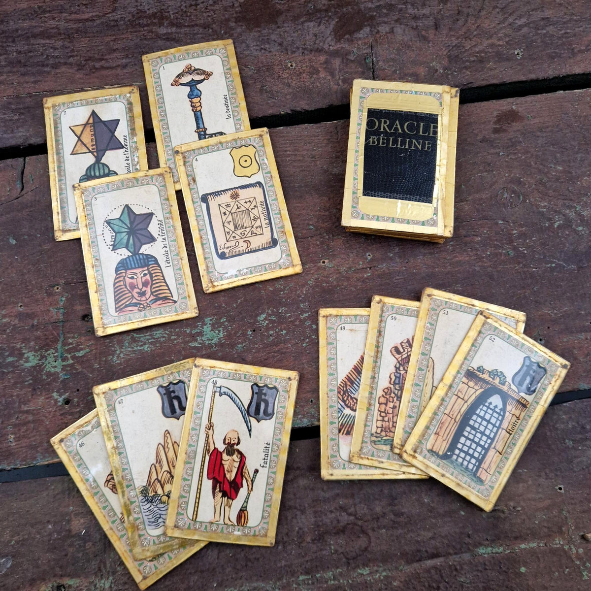 Ancien Oracle Belline - Jeu divinatoire Grimaud, Vers 1961