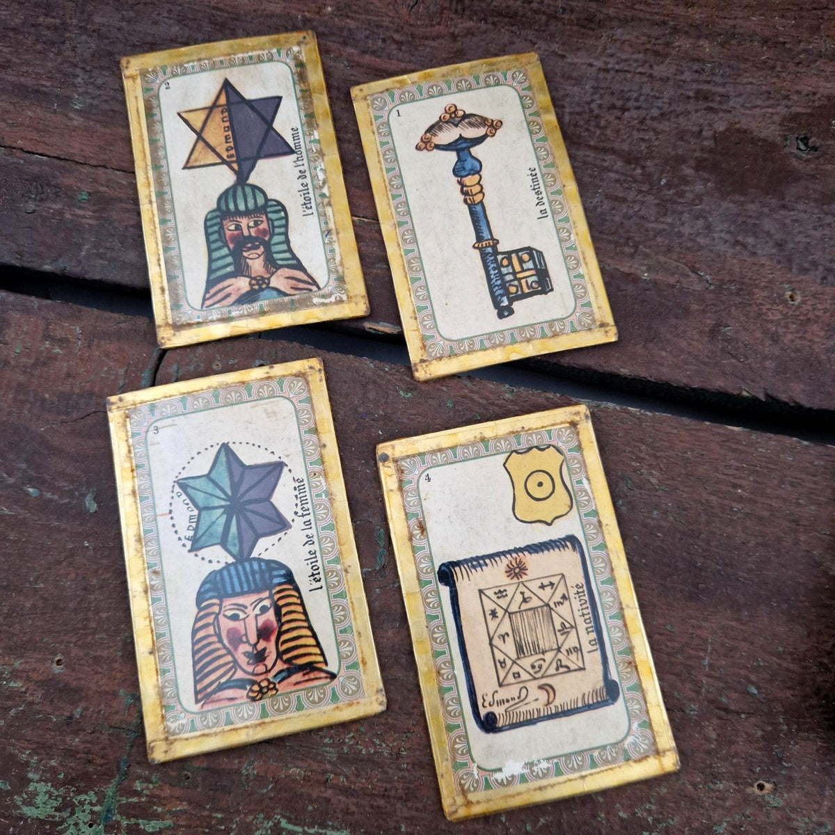 Ancien Oracle Belline - Jeu divinatoire Grimaud, Vers 1961