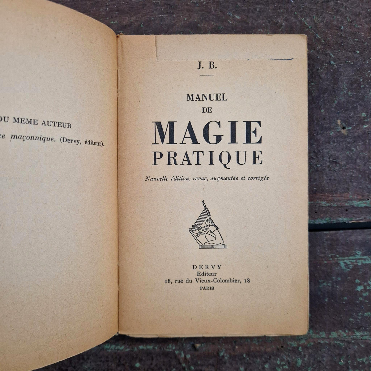 Ancien « Manuel de magie pratique » - Jules Boucher, 1953