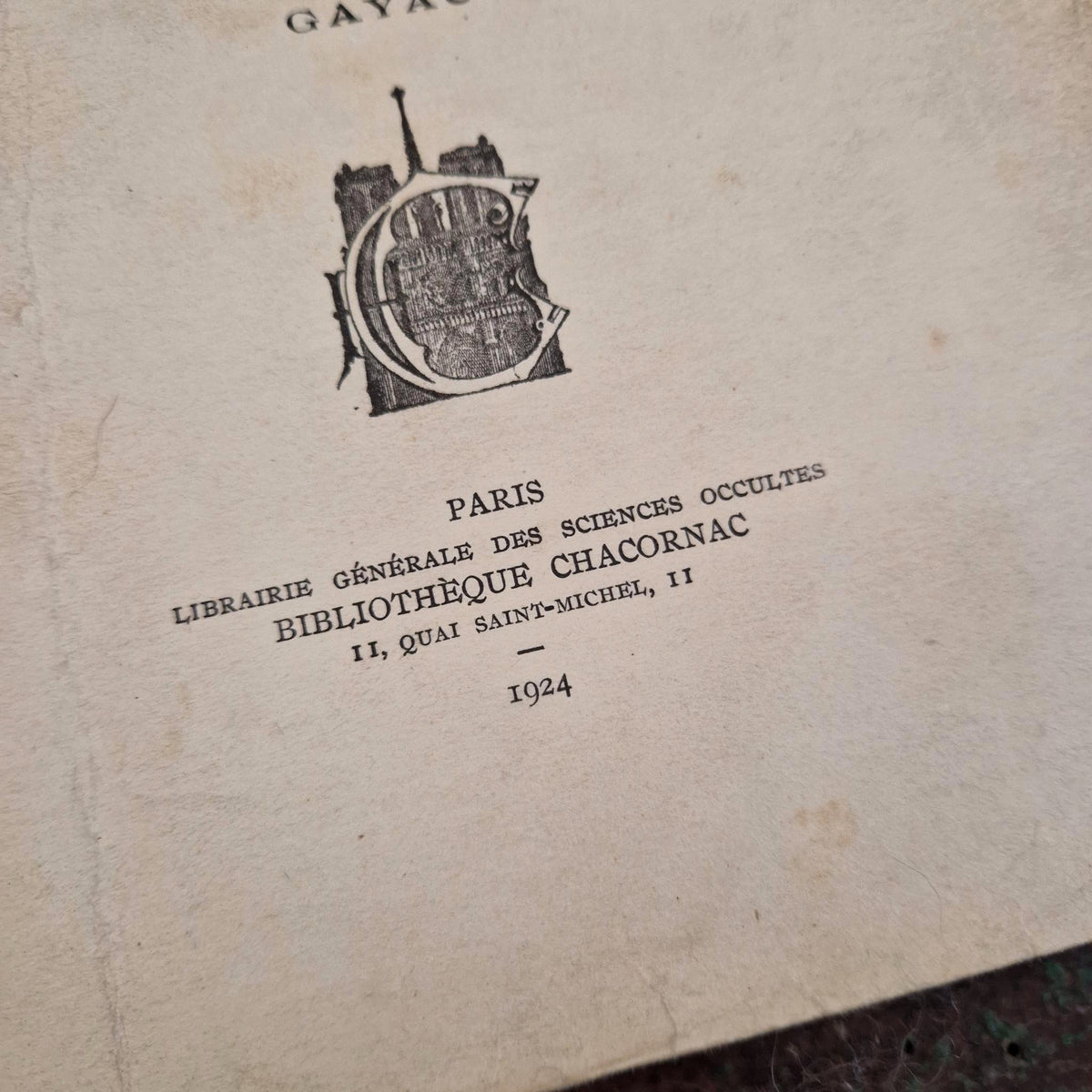 Ancien « Traité méthodique de magie pratique » - Papus, 1924