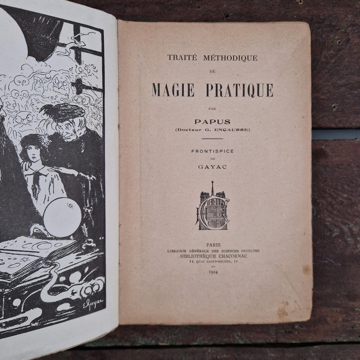 Ancien « Traité méthodique de magie pratique » - Papus, 1924