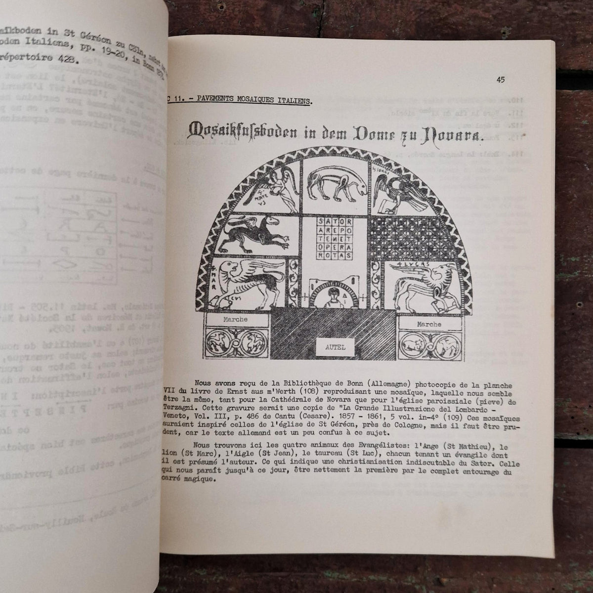 Rare esoteric study - The "Sator" Magic Square - Alex Bloch