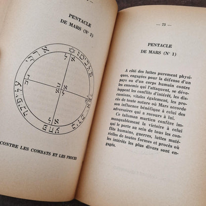 "White Magic Ritual" & pentacles on parchment