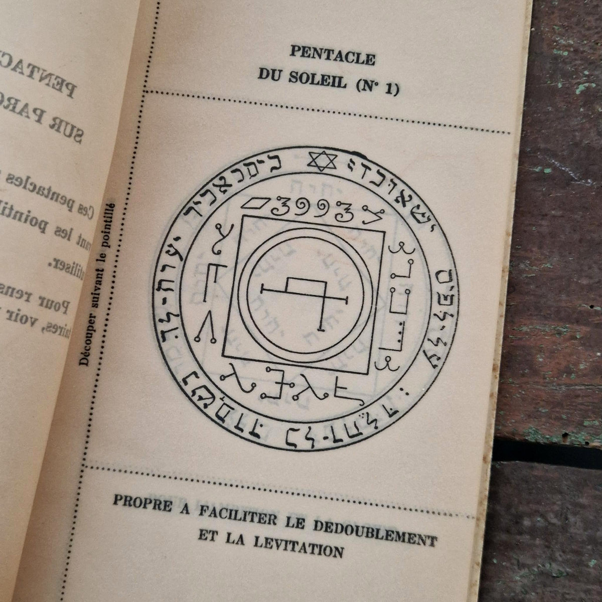 "White Magic Ritual" & pentacles on parchment