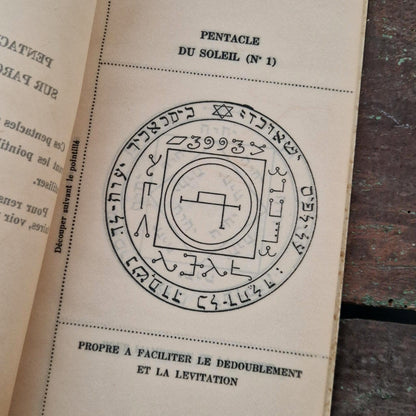 "White Magic Ritual" & pentacles on parchment