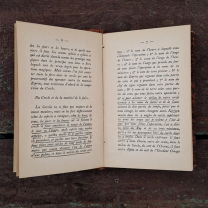 Rare grimoire « Les Œuvres magiques de Henri-Corneille Agrippa »