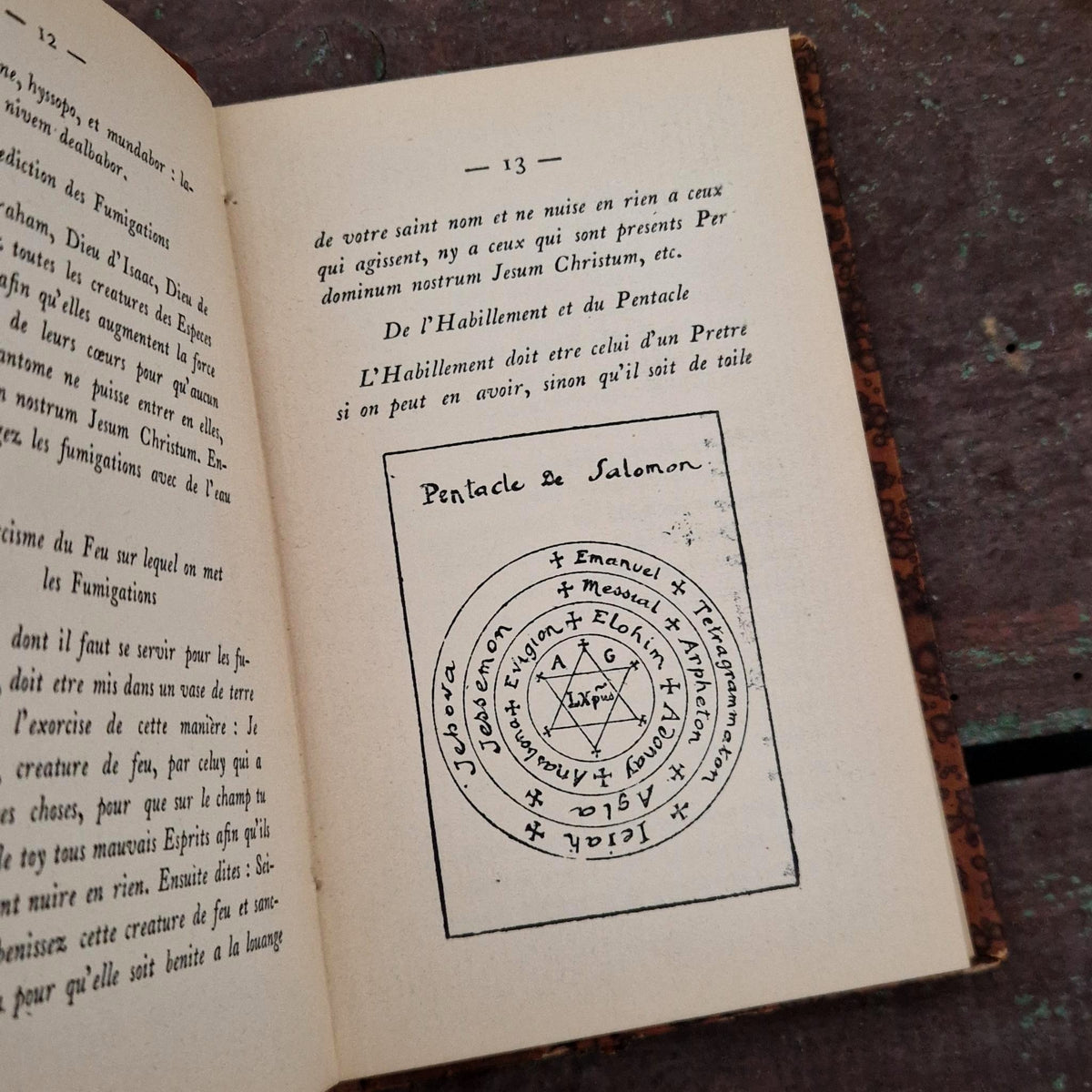 Rare grimoire « Les Œuvres magiques de Henri-Corneille Agrippa »