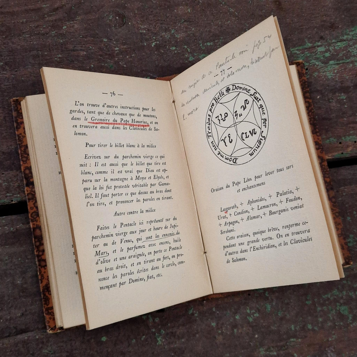 Rare grimoire « Les Œuvres magiques de Henri-Corneille Agrippa »
