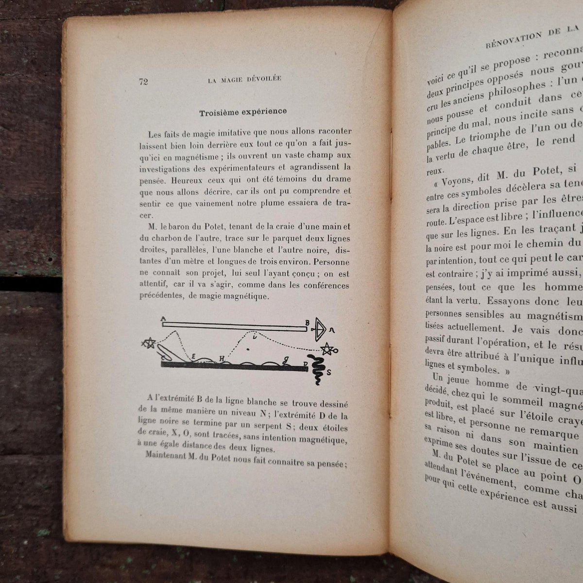 Ancien livre ésotérique « La Magie dévoilée » - 1907