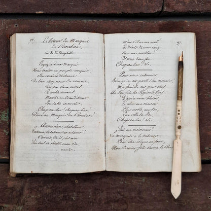 Recueil manuscrit « Chansons de Béranger » - Vers 1813