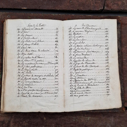Recueil manuscrit « Chansons de Béranger » - Vers 1813