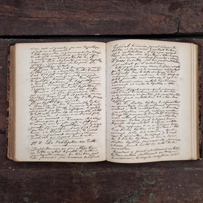 Cours de droit civil manuscrit - 1851 / 1852 - 620 pages