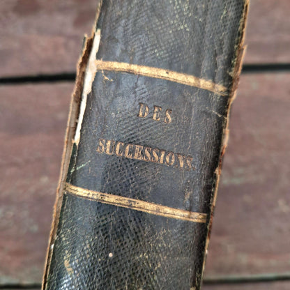 Cours de droit civil manuscrit - 1851 / 1852 - 620 pages