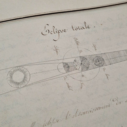 Cahier manuscrit d’astronomie « Mécanisme de la sphère » - 1831