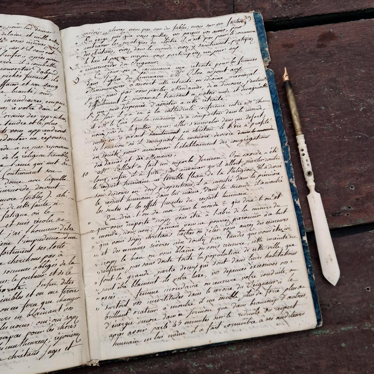 Récit religieux « Relation de la Mission de Digne » - XIXe - 50p