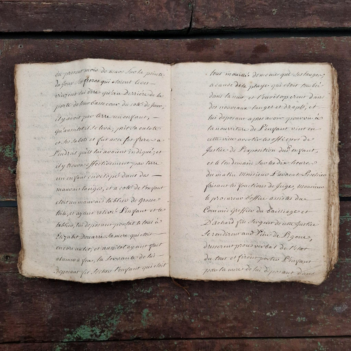 Ancien dossier manuscrit - XVIIIe (1777) - 160 pages