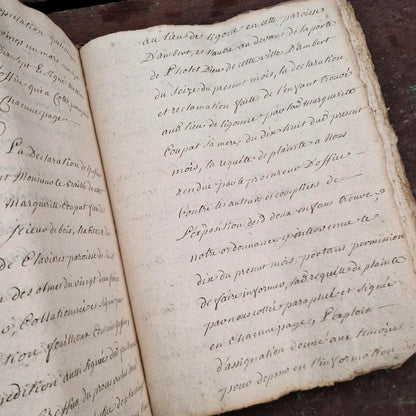 Ancien dossier manuscrit - XVIIIe (1777) - 160 pages