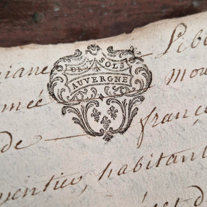 Ancien dossier manuscrit - XVIIIe (1777) - 160 pages
