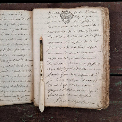 Ancien dossier manuscrit - XVIIIe (1777) - 160 pages