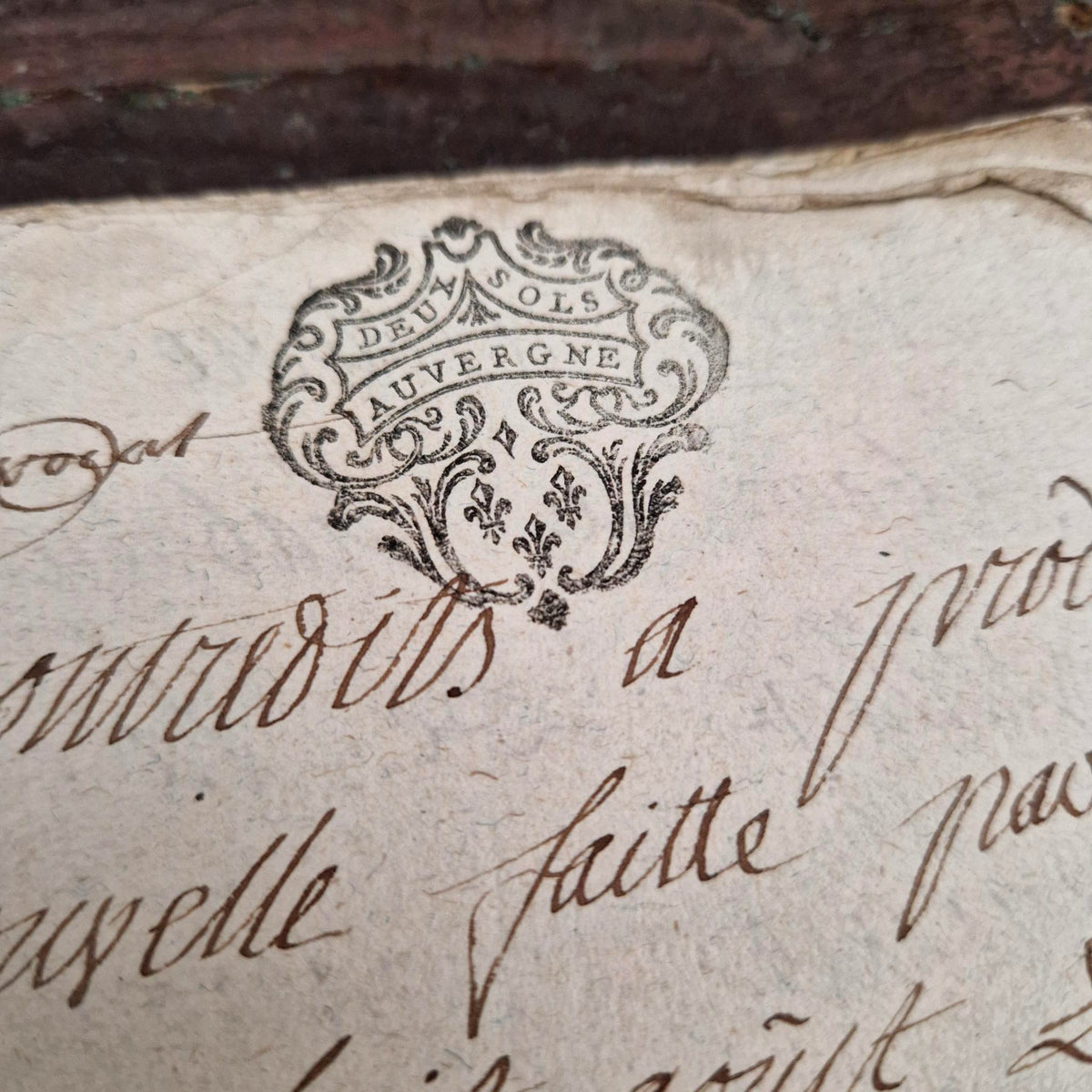 Ancien dossier manuscrit  - XVIIIe siècle - 60 pages