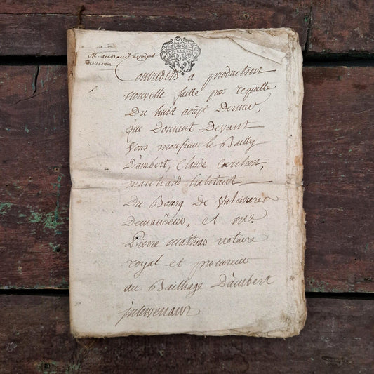 Old handwritten file - 18th century - 60 pages