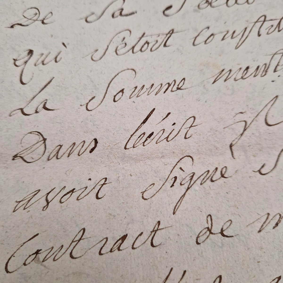 Ancien dossier manuscrit  - XVIIIe siècle - 60 pages