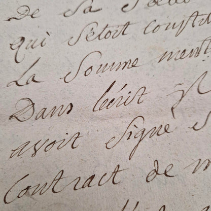 Ancien dossier manuscrit  - XVIIIe siècle - 60 pages