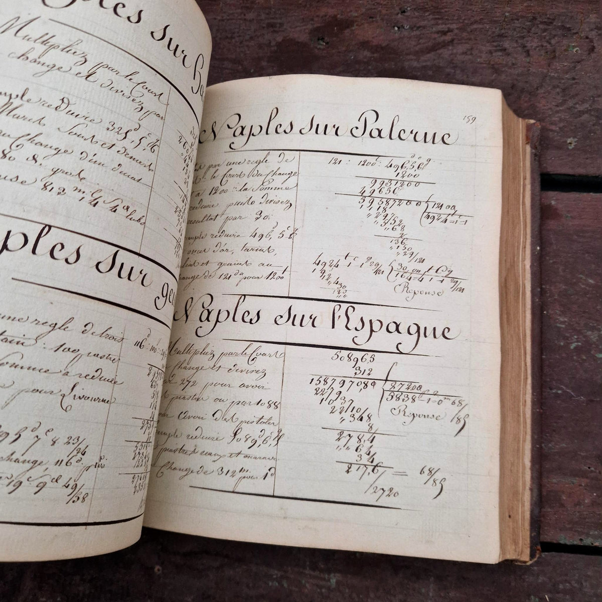 Cours de commerce manuscrit - An XIII (1805) - 350 pages