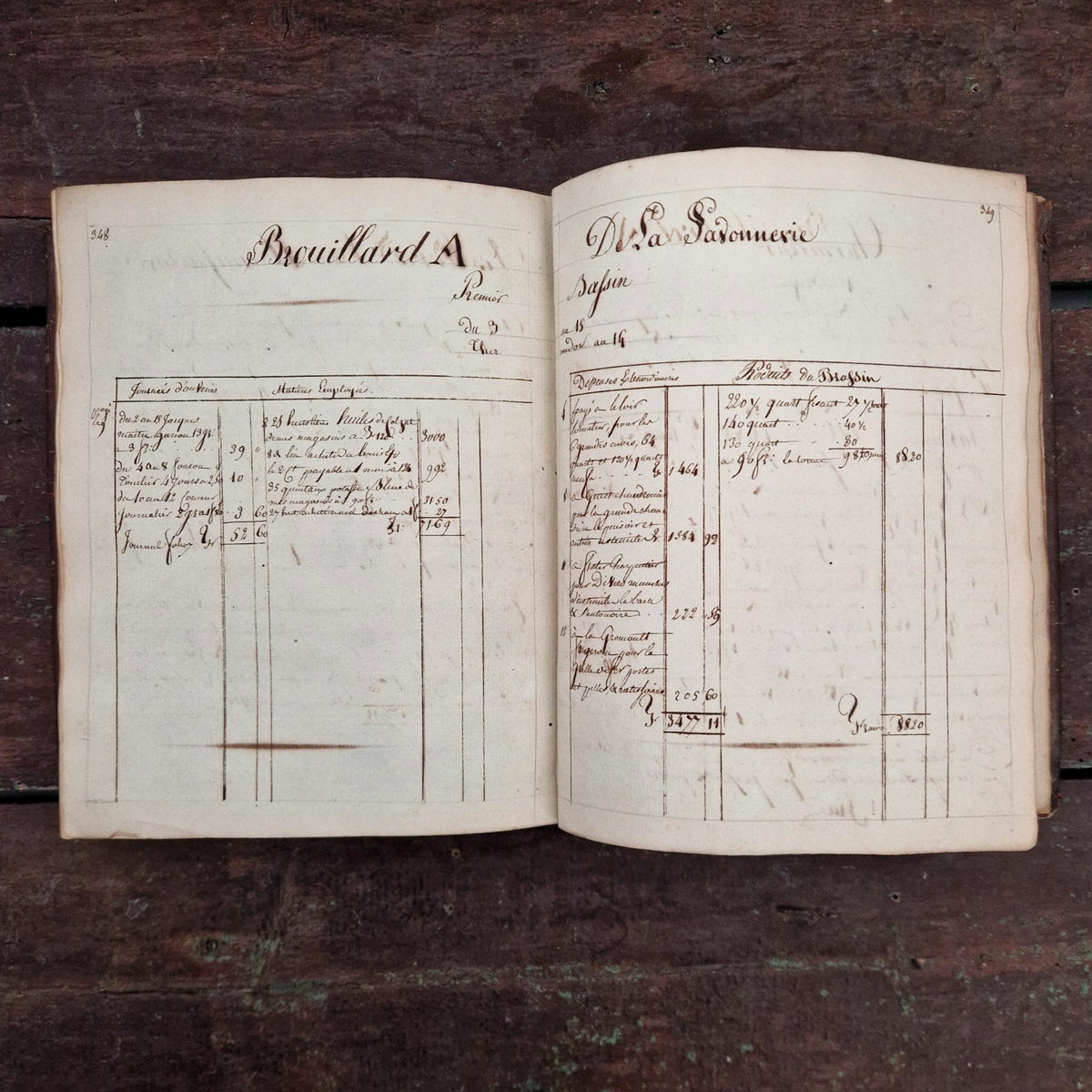 Cours de commerce manuscrit - An XIII (1805) - 350 pages