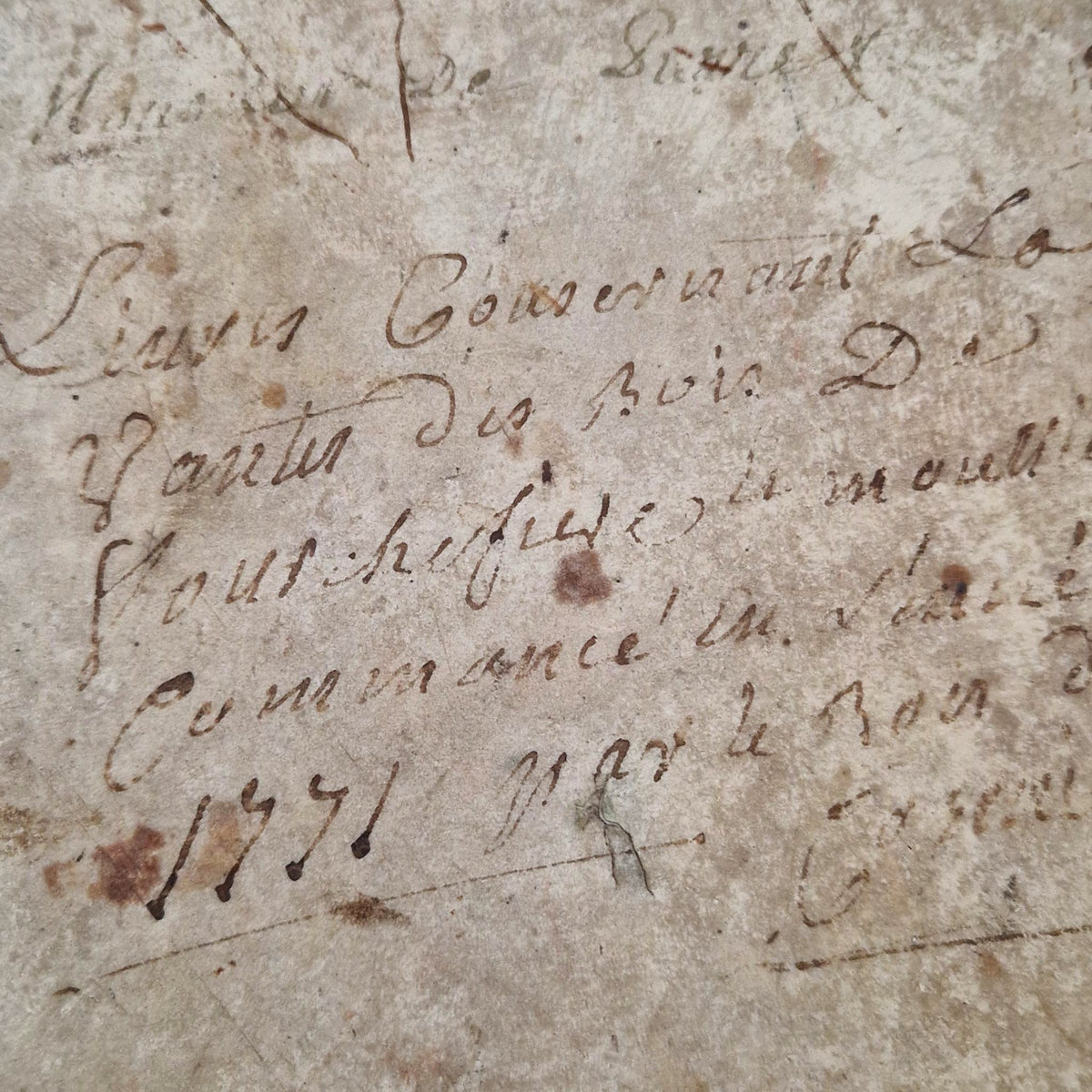Ancien registre manuscrit -  Fin XVIIIe / Début XIXe