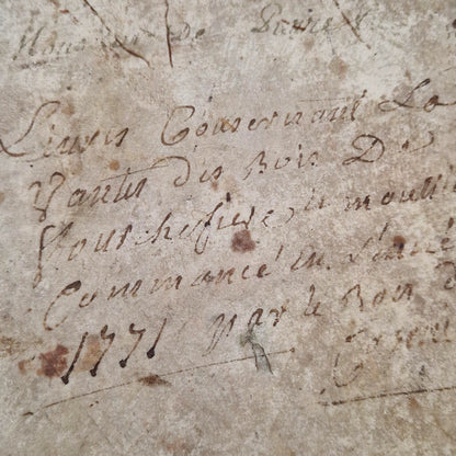 Ancien registre manuscrit -  Fin XVIIIe / Début XIXe