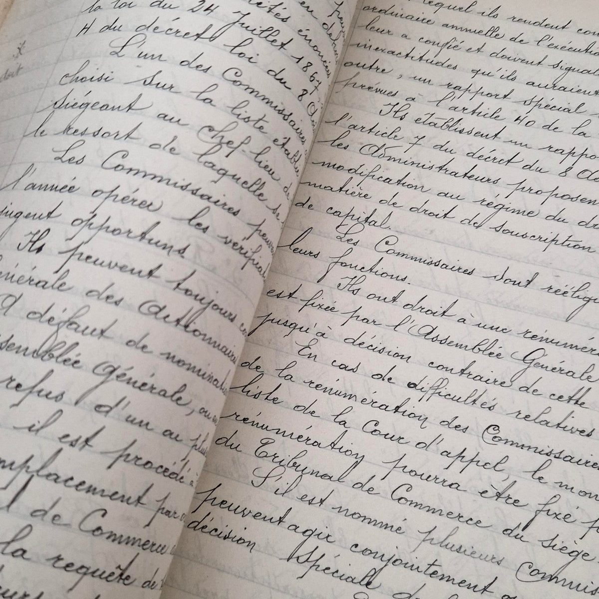 Ancien registre - env. 400 pages manuscrites