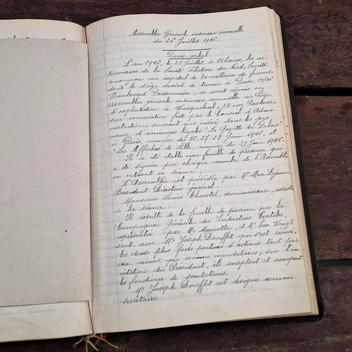 Ancien registre - env. 400 pages manuscrites