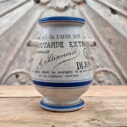 Ancien pot à moutarde « A. Bizouard » - Dijon - Fin XIXe