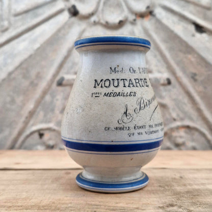 Ancien pot à moutarde « A. Bizouard » - Dijon - Fin XIXe