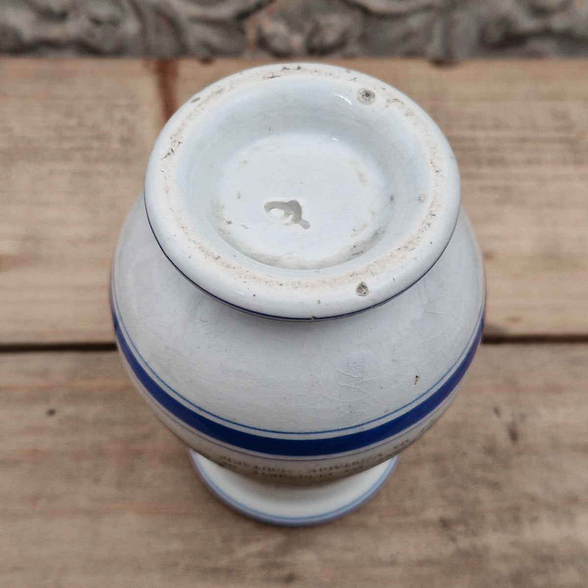 Ancien pot à moutarde « A. Bizouard » - Dijon - Fin XIXe