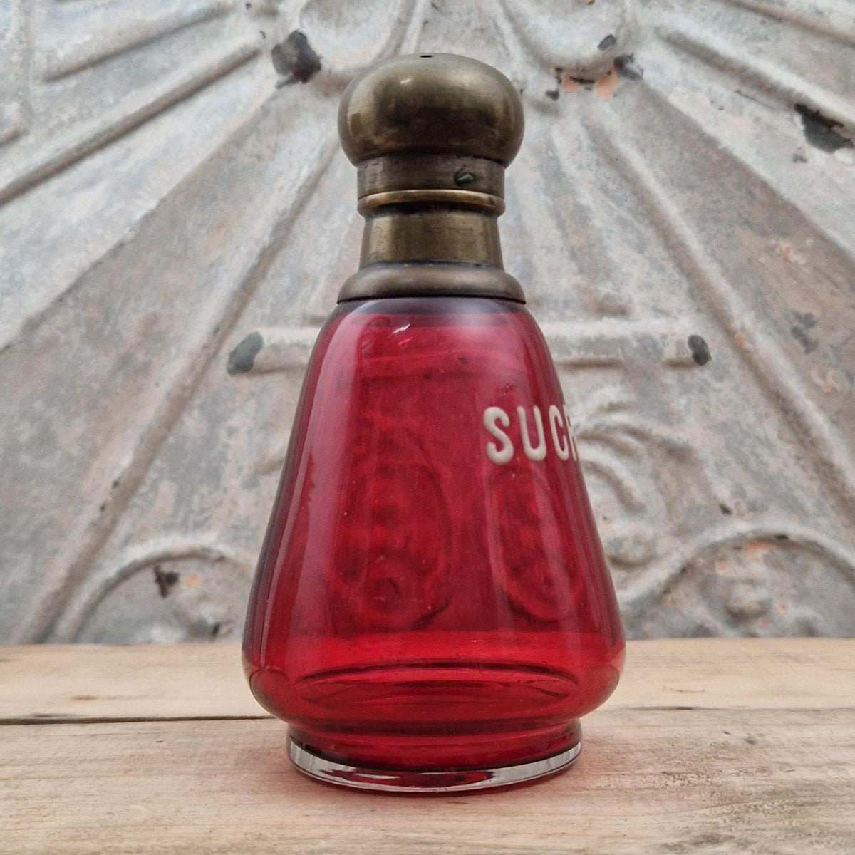 Ancienne saupoudreuse à sucre « SUCRE » - Début XXe