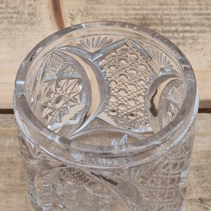 Antique glass and silver cosmetic bottle - Henry Matthews