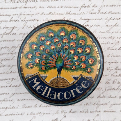 Boîte en tôle lithographiée « Pastilles Mellacorée »