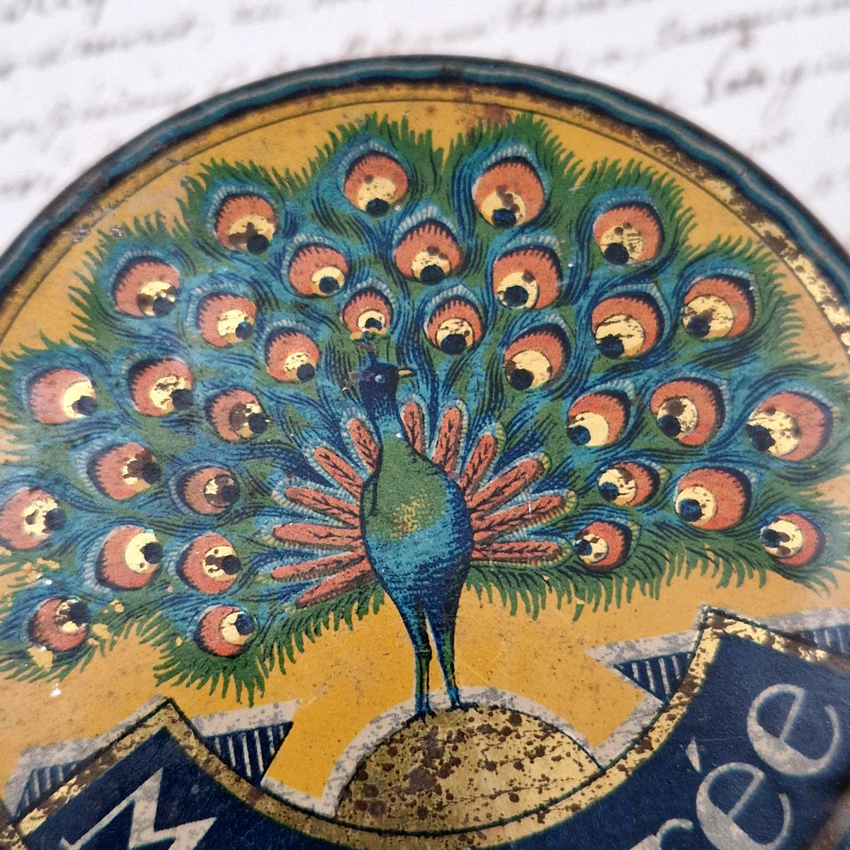 Boîte en tôle lithographiée « Pastilles Mellacorée »